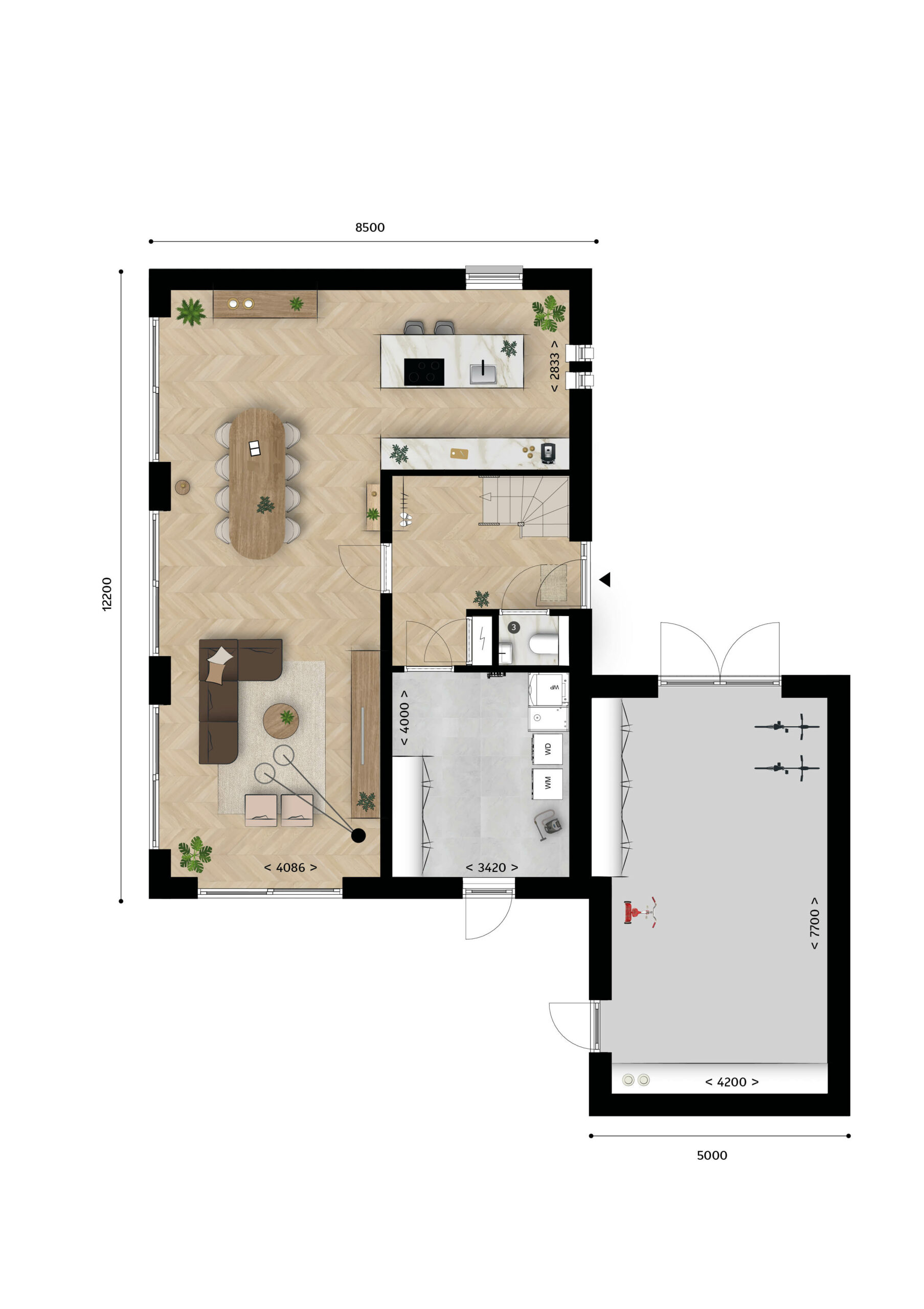 Vrijstaand_V1-V1s-beganegrond